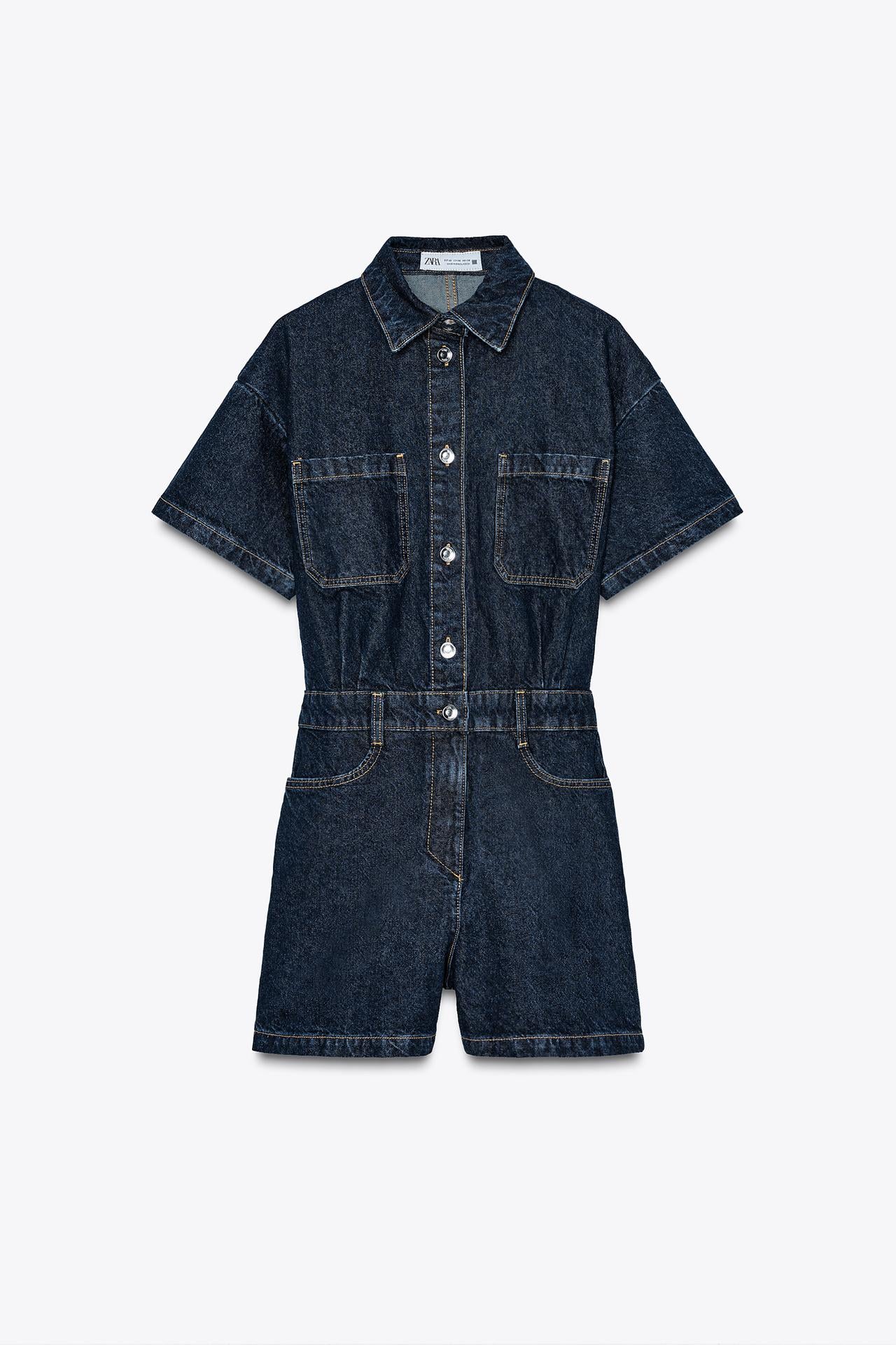 Reyla | Denim Utility Playsuit