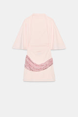 Seralyn | Mini-robe avec détails paillettes & manches évasées