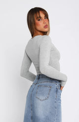 Slim Classic | Longsleeve Top met Strakke Fit & Stretch – 1+1 GRATIS
