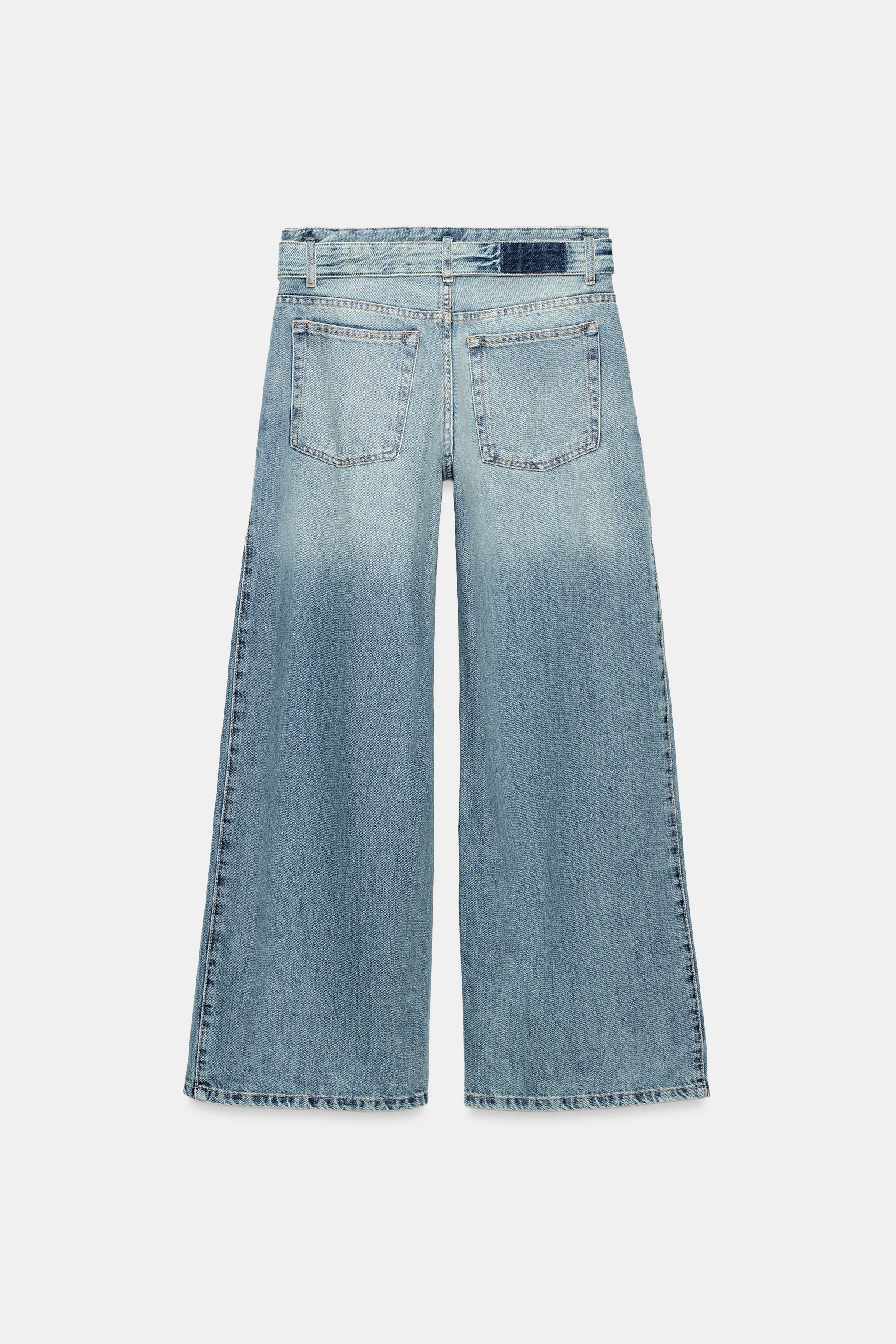 Harper wide leg jeans dames achterkant