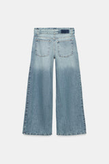 Harper wide leg jeans dames achterkant