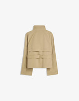 Navorra | Korte Trench-Jas met Hoge Kraag & Ceintuur – Herfst Tussenjas