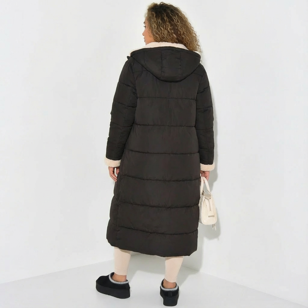 Reversa Coat | Omkeerbare Lange Jas met Teddyvoering