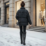 Narella Overknee Winterboots | Zwarte Overknee Laarzen met Strikdetail & Warme Voering