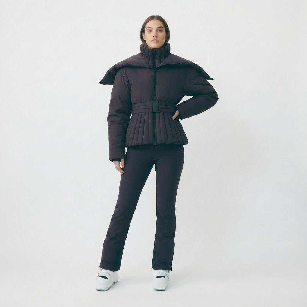 Auraya Ski Jacket | Waterafstotende Dames Ski Jas met Afritsbare Capuchon & Getailleerde Pasvorm