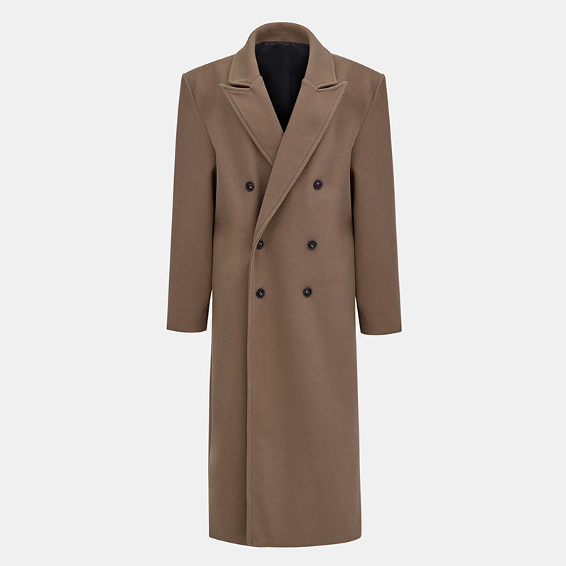 Stijlvolle Marais Coat in bruin, perfect voor een elegante winteroutfit.