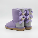 ila dames winterlaarzen met rhinestone detail en faux fur voering