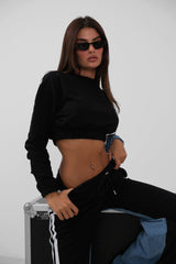 tracksuit set met jeansaccent
