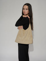 RetroSoft Suede Shoulderbag | Inclusief Bijpassende Clutch