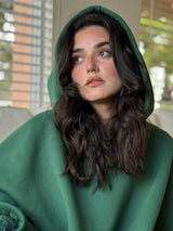 Hugglea | Oversized Hoodie Blanket met Teddyvoering