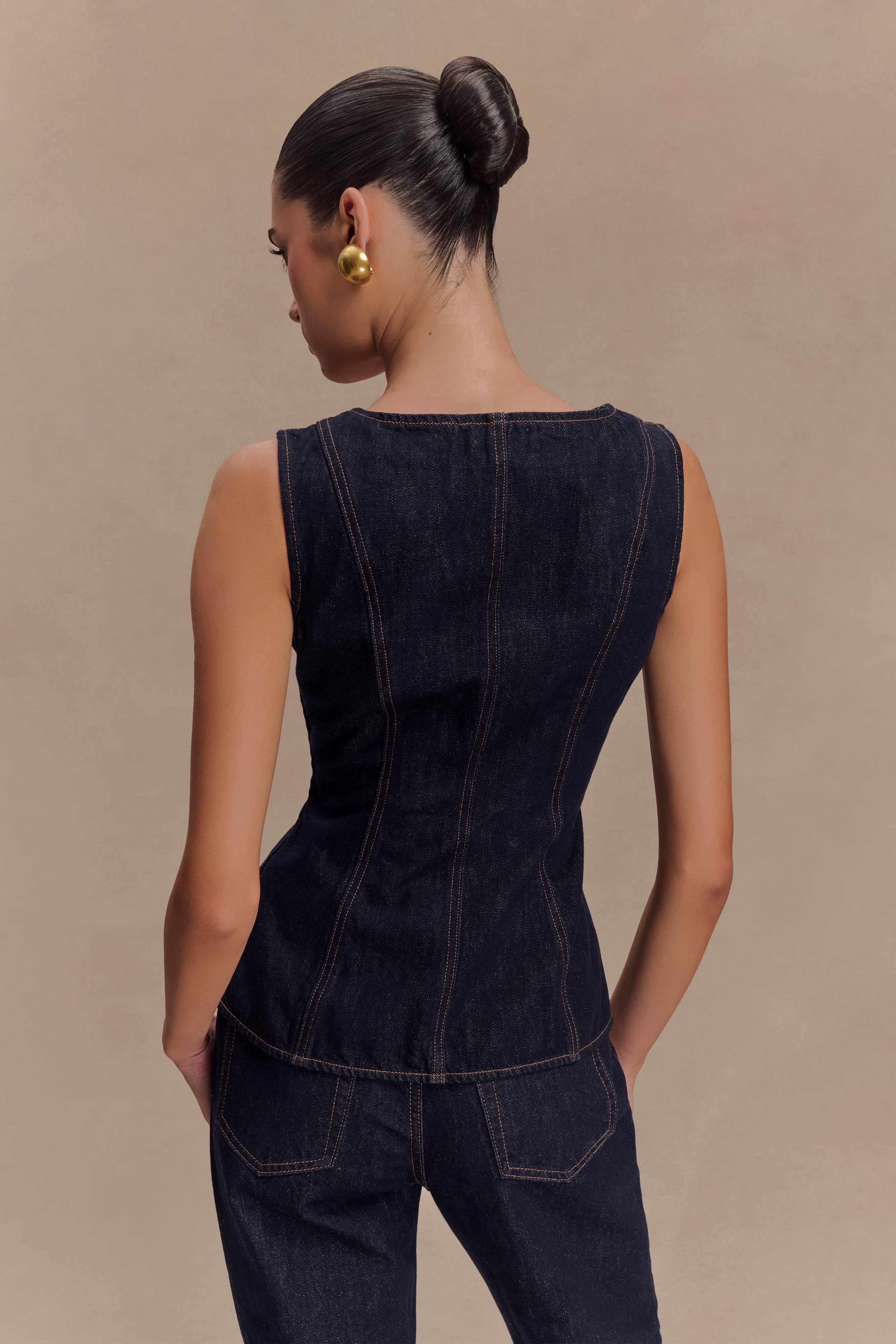 Cambria | Structured Denim Set