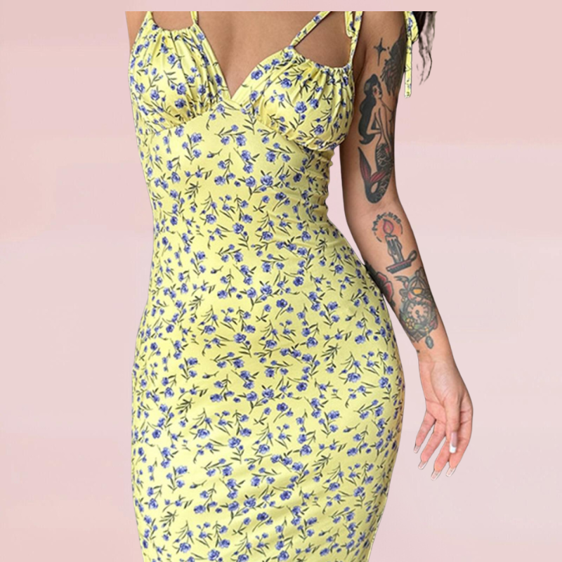 Floral Swing™ Maxi Jurk