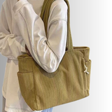 Urban City Tote | Corduroy Schoudertas