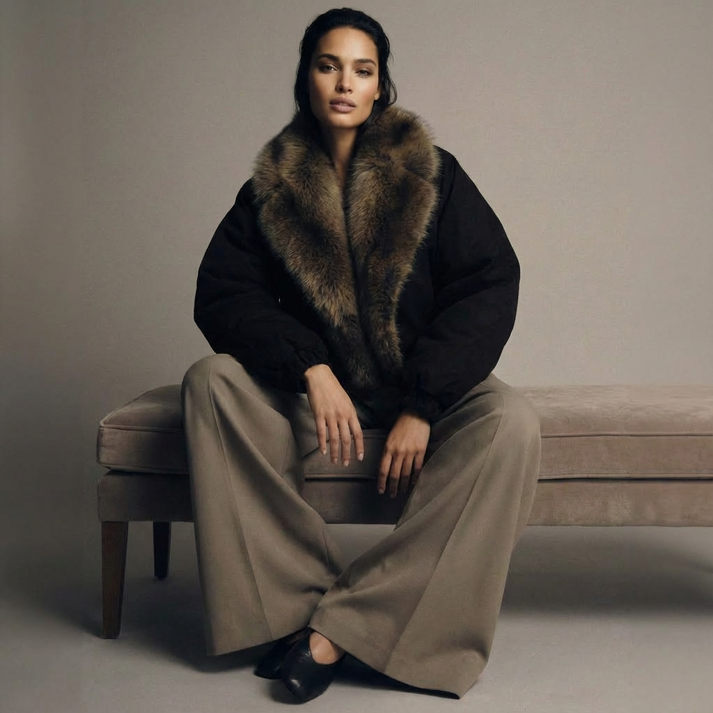 Eleonore korte bomberjack – elegante winterlook