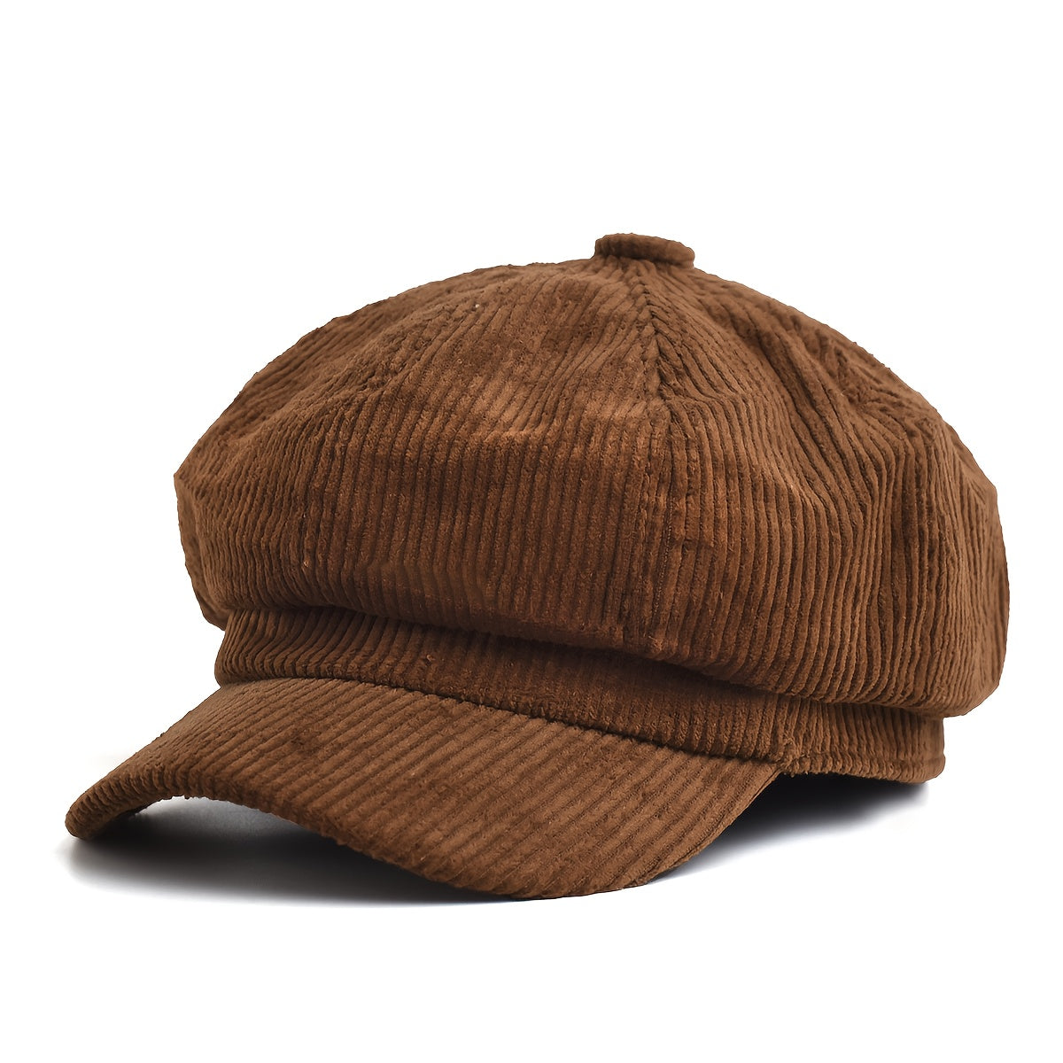 Cordina | Ribfluwelen Newsboy Cap voor Dames – Trendy Baker Boy Pet