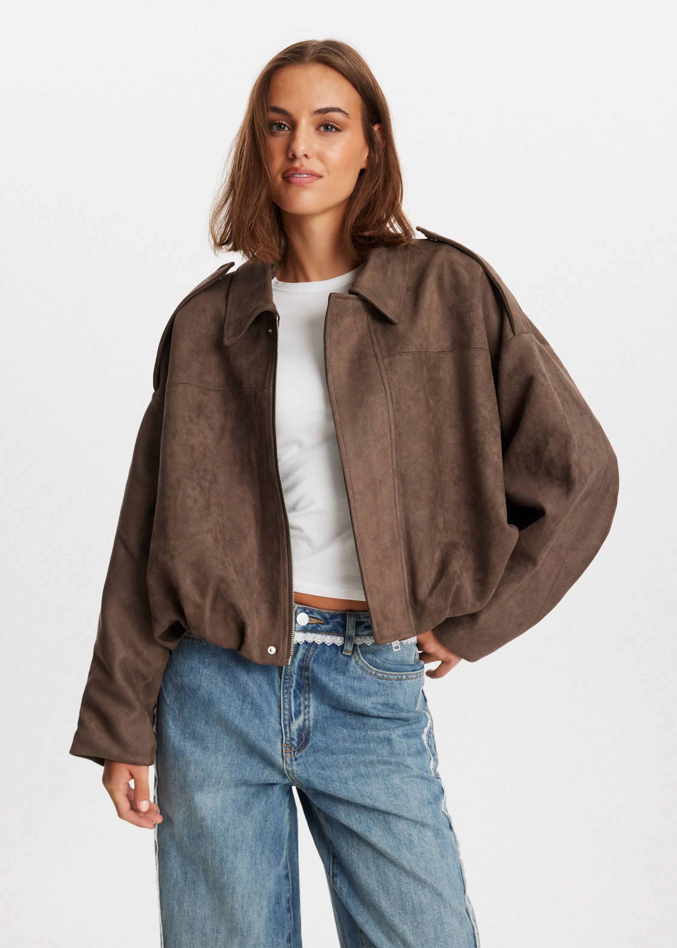 Valeria | Suède Look Jacket