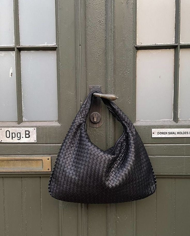 WovenCharm | Shoulder Bag with Braided Design &amp; Luxurious Look