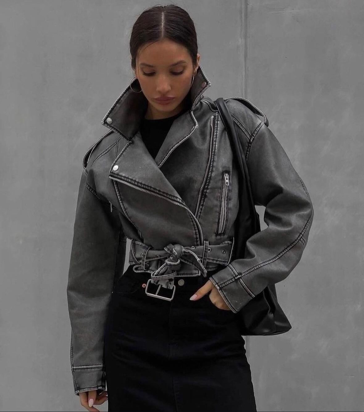 Moto Luxe | Leather Jacket 