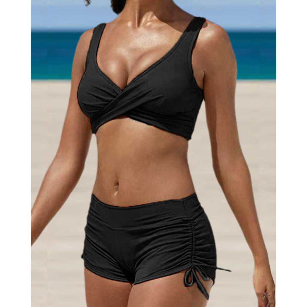 zalea bikini zwart vooraanzicht