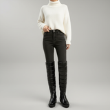 trending snow boots dames overknee winterlook