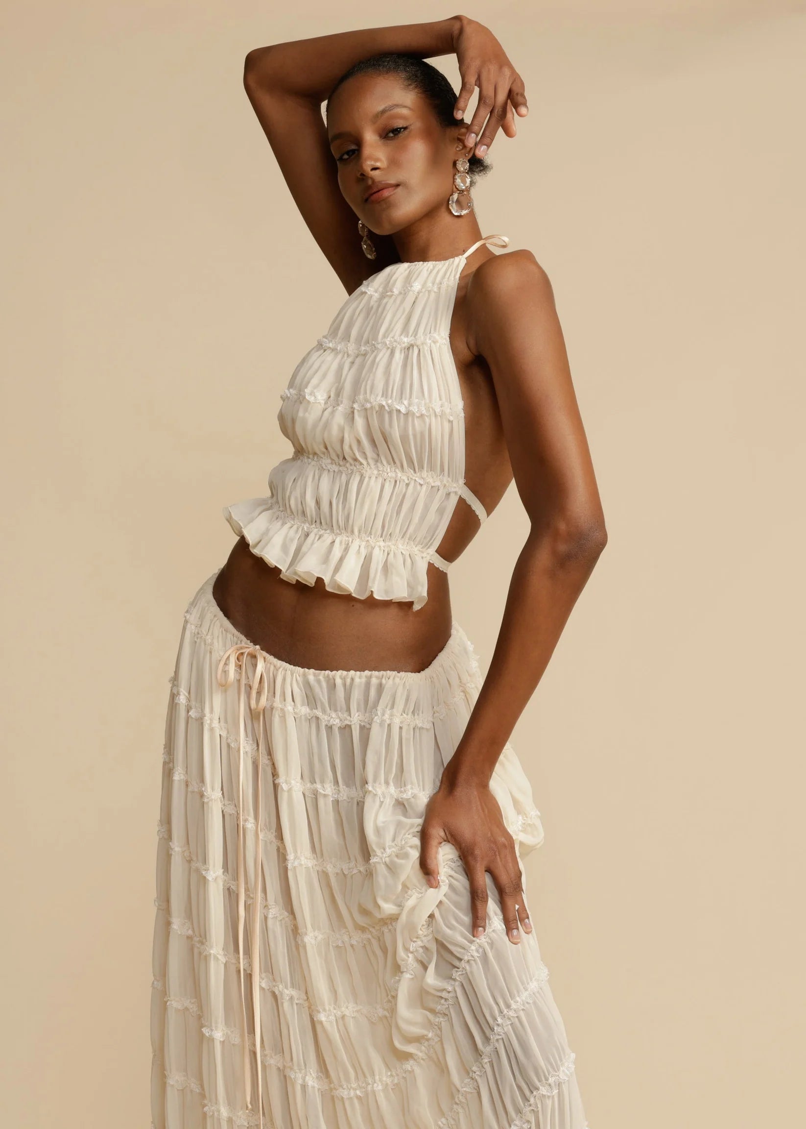 Crop & Gown | Zomerse Two-Piece Set