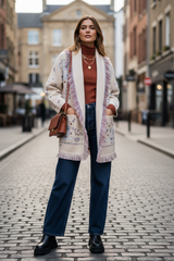 meliora cashmere cardigan cream zachte knit