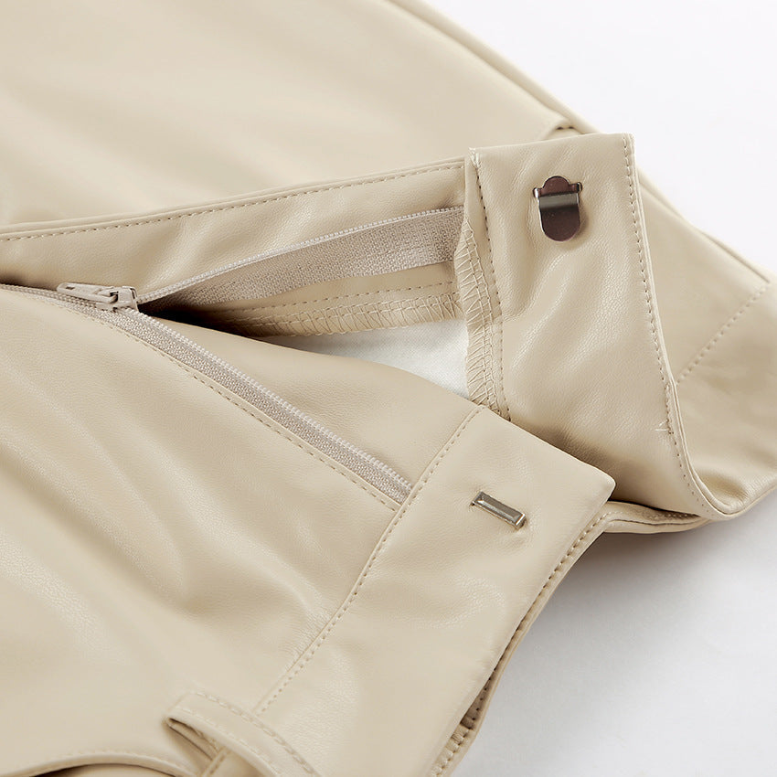 Larvona | Midi-Rock mit Schlitz & hoher Taille