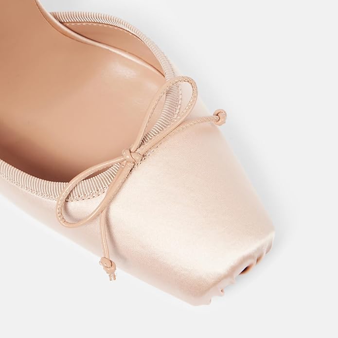 Seraphine Ballet Heels | Satijnen Lace-Up Pumps met Elegante Strikken