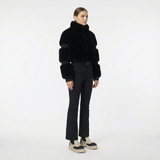 elegante wintersport jumpsuit in zwart voor dames