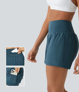 Neréa Shorts | Sportieve Dames Sportshort met Hoge Taille & Zakken