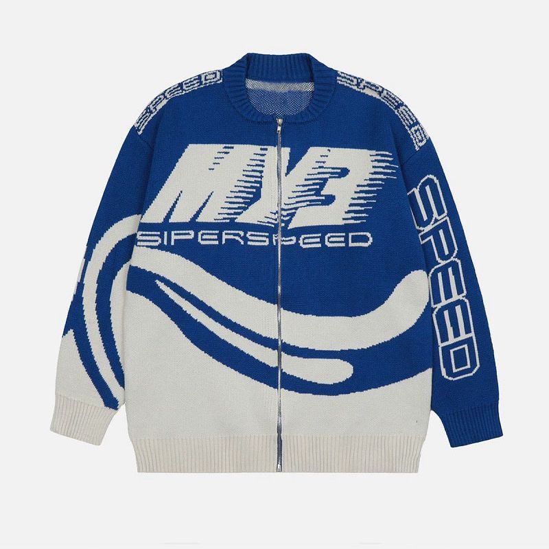 Speed Racer Cardigan | Unisex Racing Vest - 2024 Trend