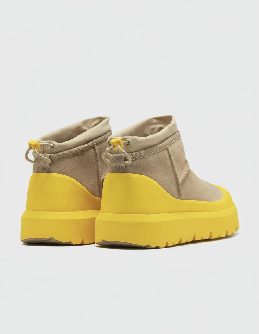 Lioran | Suède Winter Boots met Imitatiebont-voering & Antislip Zool