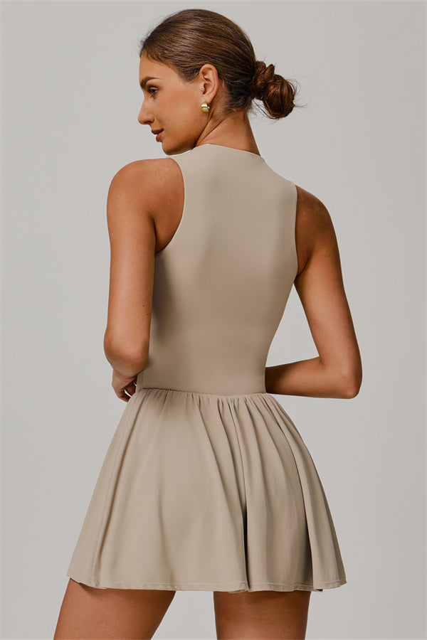Elira | Robe de sport avec short intégré & coupe sculptante