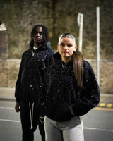 Solayne Sparkle Hoodie | Oversized Unisex Hoodie met Rhinestones