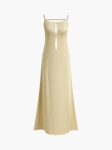 Celestine | Elegante Satijnen Maxi Jurk