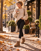 Veluna | 5er-Pack kuschelige gefütterte Wintersocken mit Plüschfutter