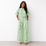Marlene floral kant co-ord set dames