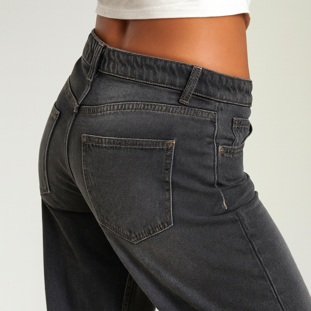 Elaris Jeans | Mid Waist Wide-Leg Jeans voor Dames in 4 Kleuren