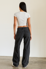 Elaris Jeans | Mid Waist Wide-Leg Jeans voor Dames in 4 Kleuren