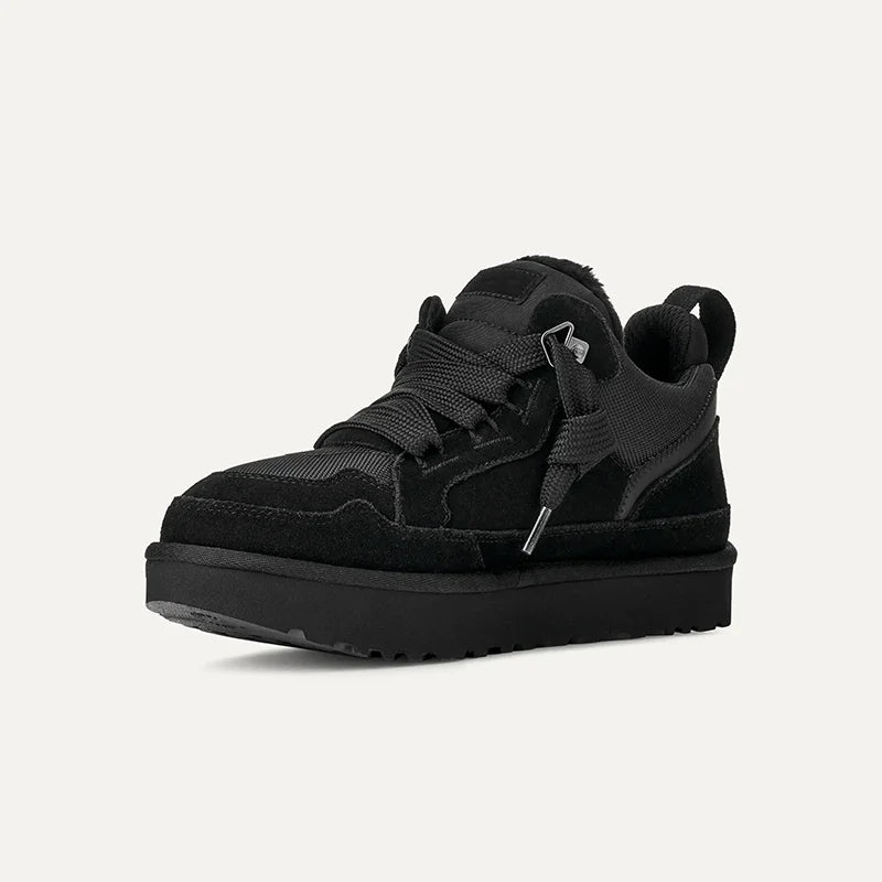 Lowelle Sneakers | Suede Winter Sneakers met Warme Voering & Plateauzool
