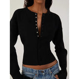 zwarte fitted cardigan met taille accent en lange mouwen