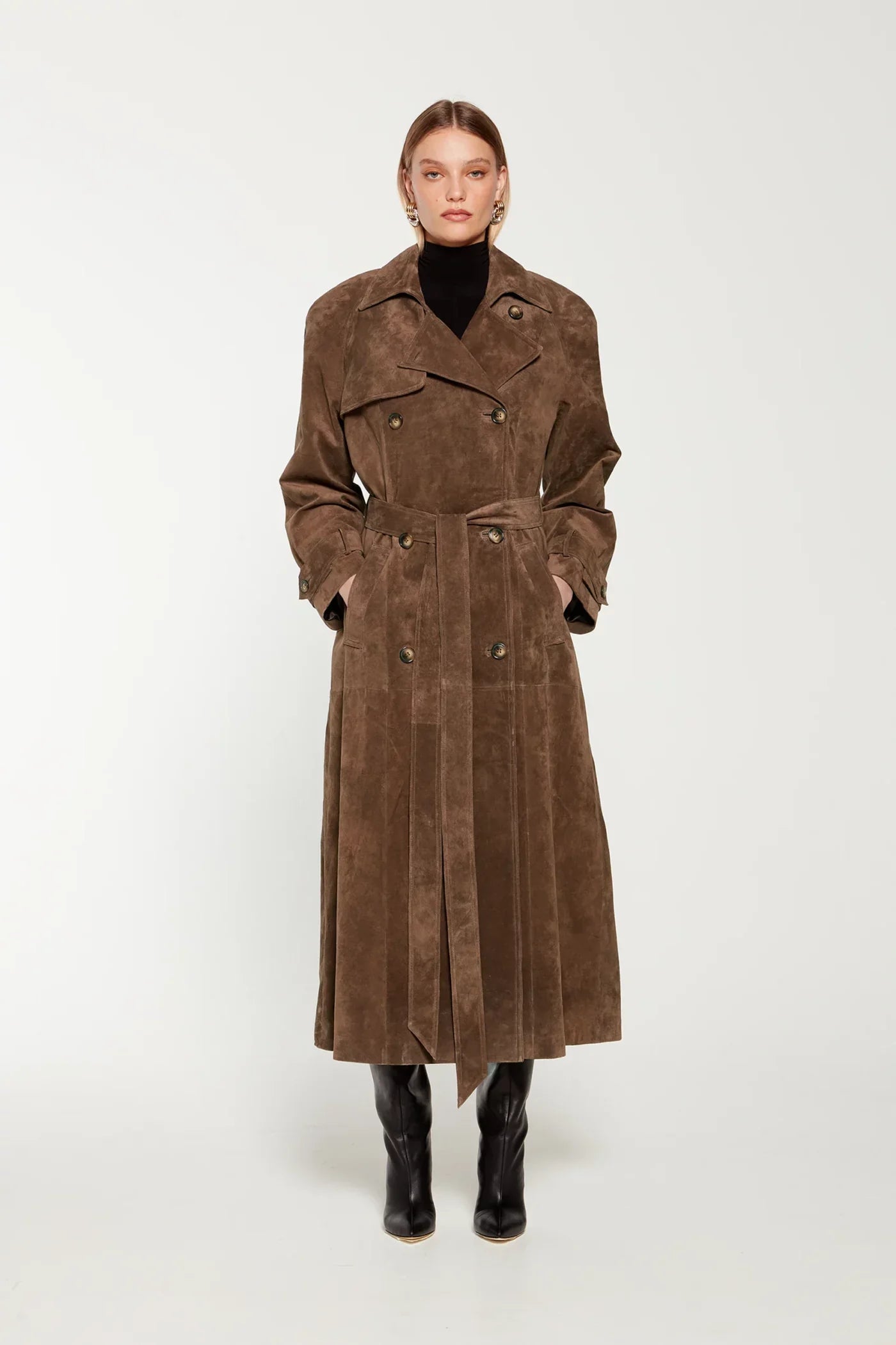 Sienna Suede | Trenchcoat