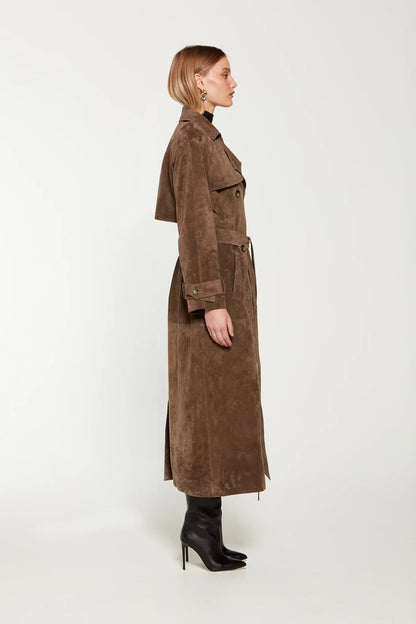 Sienna Suede | Trenchcoat