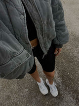 Lureva Quilted Bomber | Oversized Gewatteerde Jas voor Dames