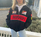 Luca | Vintage Racerjacke im Ferrari-Stil mit nachhaltigem Material und sportlichem Look