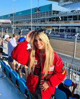 Luca | Vintage Racerjacke im Ferrari-Stil mit nachhaltigem Material und sportlichem Look