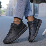 zwarte comfortabele sneakers dames met veters en zachte zool