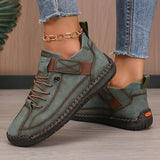 groene sneakers dames met flexibele zool en casual design
