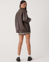 Michelle Oversized Leather Jacket | Trendy Street Style Jacket for Women