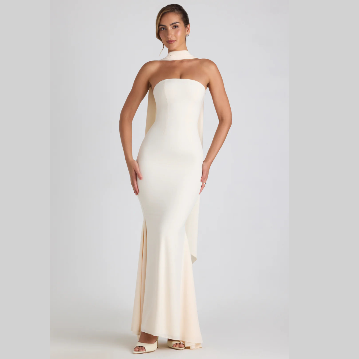 Slimline Fishtail Maxi Jurk